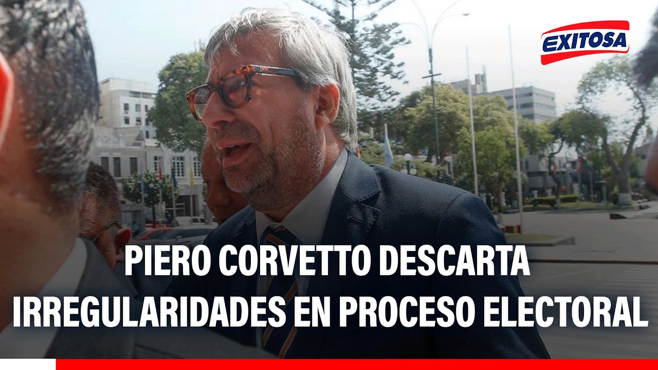 🔴🔵 Piero Corvetto sobre incidente en Elecciones: “Hubo un error puntual extraordinario”