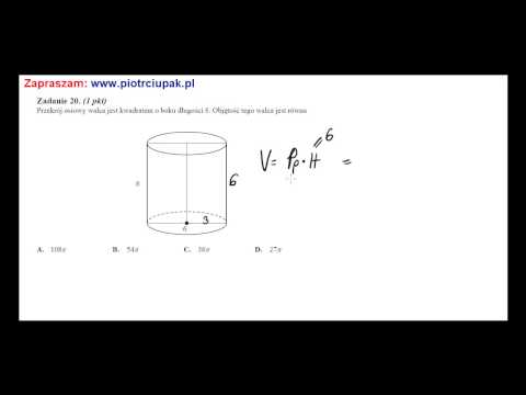 Zadanie 20 Matura CKE sierpień 2011 nowa wersja