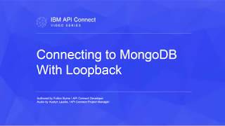 How to Connect to MongoDB With LoopBack