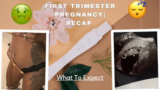 First Trimester Pregnancy Recap| Symptoms, Cravings & What To Expect