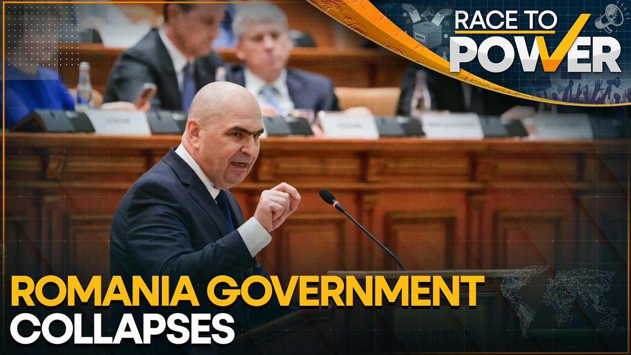 Romania's Pro-EU Government Collapses After a No-Confidence Vote | WION | Race To Power