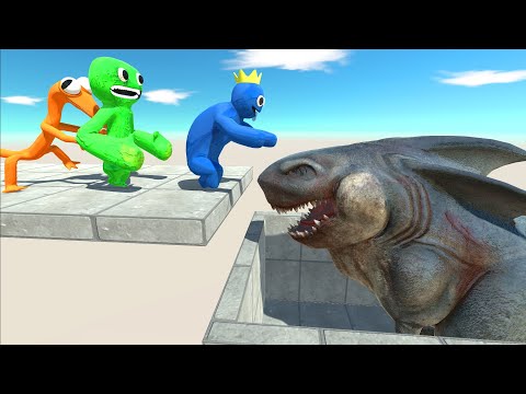 Who Can Jump Over Megalodon Rex - Animal Revolt Battle Simulator