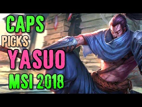 Caps picks Yasuo mid at MSI 2018 / Fnatic v Team Liquid full game