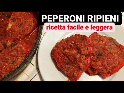 🌶️PEPERONI RIPIENI | ricetta light e proteica con tonno | POCHI CARBOIDRATI E TANTE PROTEINE