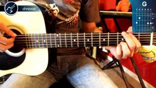 Cómo tocar &quot;Souvenir&quot; de León Larregui en Guitarra Acústica (HD) Tutorial Acordes - Christianvib