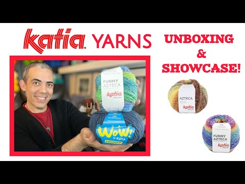 Garn-Unboxing & Präsentation – Katia Yarns! @KatiaYarnsFabrics