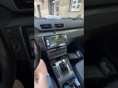Volkswagen Passat b7 android gps radio, with original rear camera reverse OEM #android #gps #radio