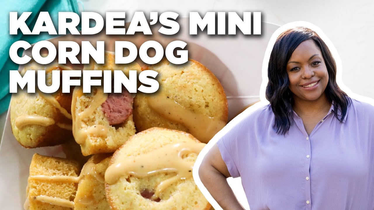 Kardea Browns Mini Corn Dog Muffins | Delicious Miss Brown | Food