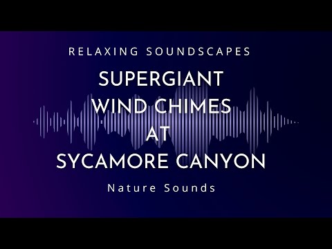Supergiant Wind Chimes at Sycamore Canyon