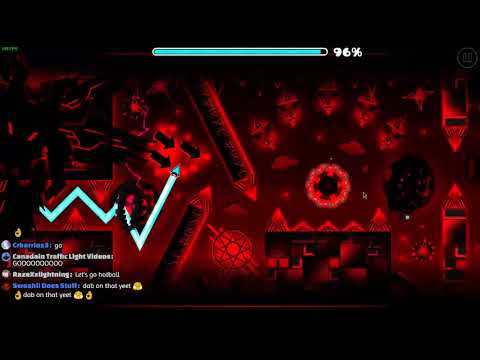 Bloodlust rebeat in 59 attempts (Weekly Demon) CRAZY FLUKE