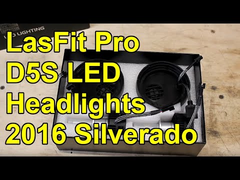 [HOW TO] Install LasFit Pro D5S LED Headlights in a 2016-2018 Silverado (Plug-N-Play)