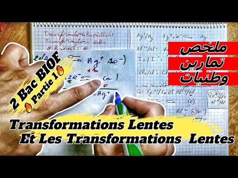 🔥🔥Leçon 1 Chimie : Les Transformation Rapides Et Lents 🔻 Partie 1 🔻 2 Bac Physique BIOF 🔻