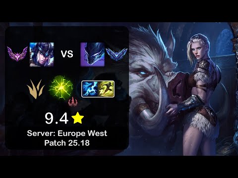 Sejuani Jungle vs Nocturne - EUW Master - Patch 25.18