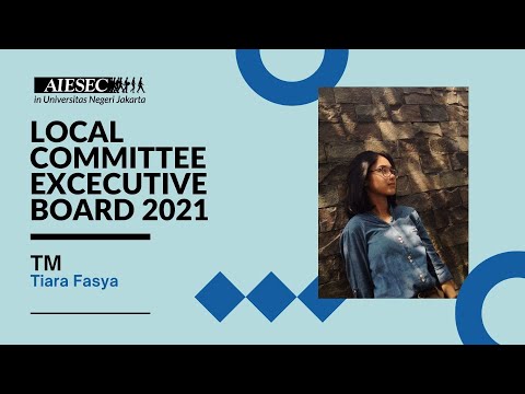 Application Video - LCEB TM AIESEC in UNJ 2020 - Tiara Fasya