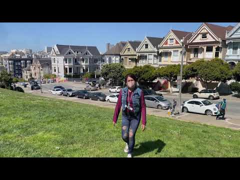 Alamo Square Park in San Francisco/Painted Ladies/ San Francisco’s Top Attraction
