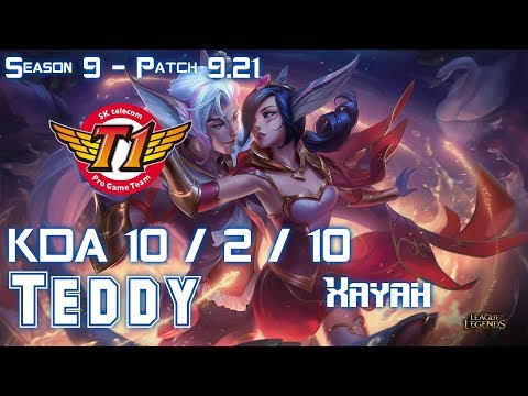 SKT T1 Teddy XAYAH vs KAI'SA ADC - Patch 9.21 EUW Ranked