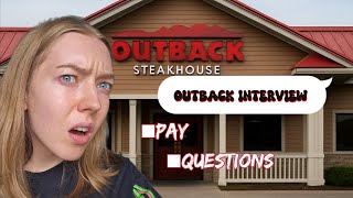 Outback Steakhouse Interview (Togo) | Pay, Dress Code & Why I Said No
