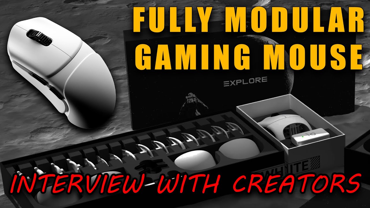 Fully Modular Gaming Mouse - Orbital Pathfinder - Interview With Creators