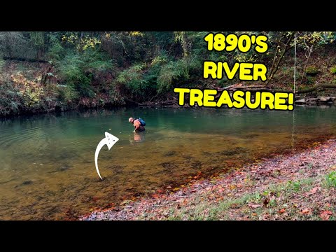 130 year old Treasure found in Riverbed while Mudlarking Historic Ghost town!