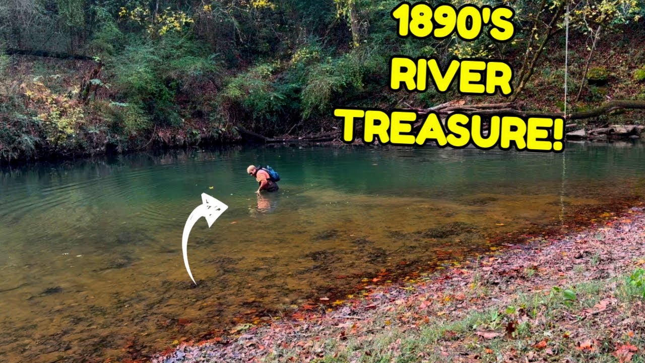 130 year old Treasure found in Riverbed while Mudlarking Historic Ghost town!