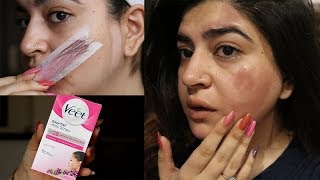 WAXING MY FACE FOR THE FIRST TIME - GONE HORRIBLY WRONG!