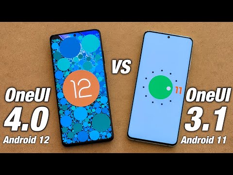 Samsung Galaxy S21 Ultra Official One UI 4.0 (Android 12) vs One UI 3.1 (Android 11)