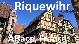 Beautiful medieval village of Riquewihr, Alsace Lorraine, France