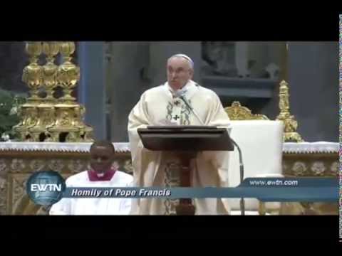 Liturgia y Homilía Misa 06 01 2015 EWTN Papa Francisco