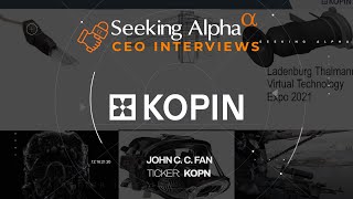 Augmented, Virtual And Mixed Reality - Kopin CEO Dr. John C. C. Fan