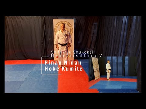 Pinan Nidan // Shito ryu // Kata with names of the techniques