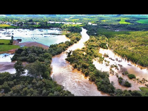 Enchente Rio São Sepé 14.09.2023 - Ponte do Morcego