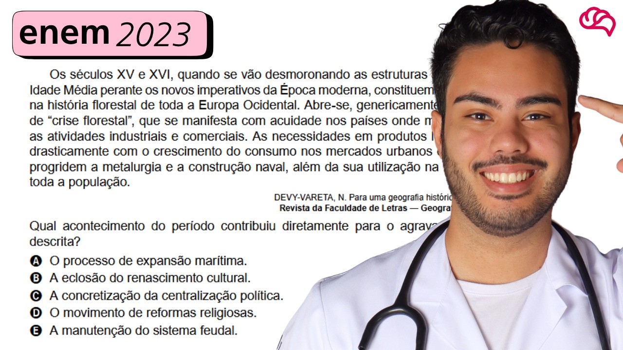Resolução em Vídeo — Questão 73 ENEM 2023