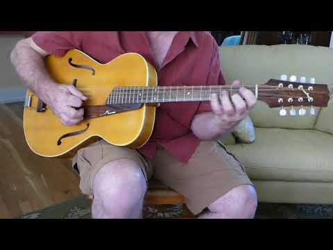 Steve smith demo of Old Wave octave mandolin #588