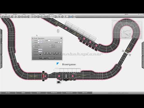 Autorennbahnplaner - Beschriftung hinzufügen