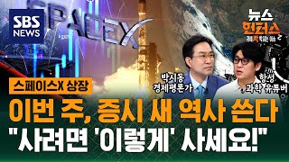 [이슈빡] 증시 'AI 불장' 내일도 계속될까..임박한 스페이스X 상장 영향은 / SBS / 뉴스헌터스