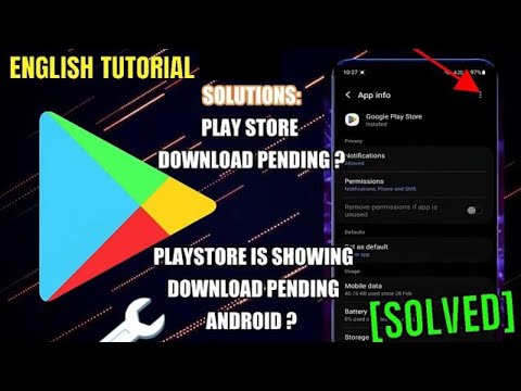 Play Store Download Pending Problem Android || Play Store Can't Download Apps Pending [Fixed]