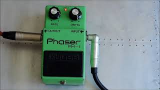 Video thumbnail for BOSS PH-1 Phaser, Japan silver screw from May 1979. by MSMWorkshop
