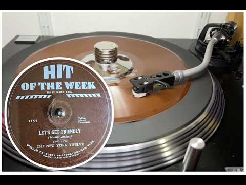 THE NEW YORK TWELVE: LET'S GET FRIENDLY, 1931 (Hit of the week 1153)