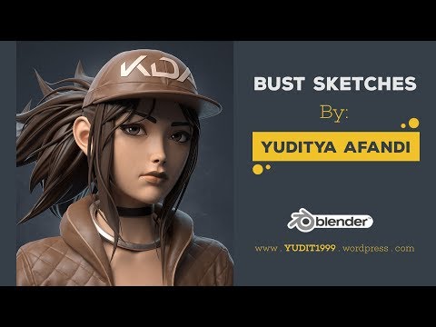 K/DA Akali and Some Woman Bust Sketches