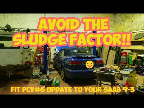 Saab 9-3 Viggen - How I installed the PCV #6 update to prevent oil sliudge build up in the engine.