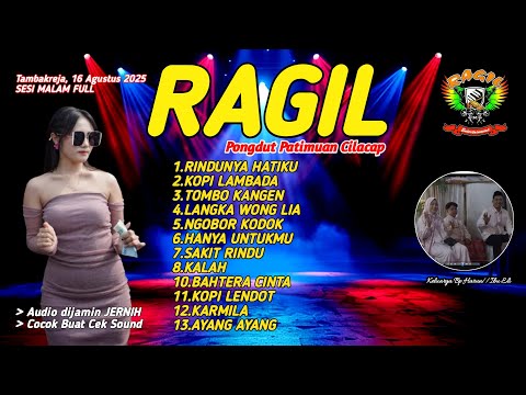 RINDUNYA HATIKU - LIVE TAMBAKREJA SESI MALAM - RAGIL PONGDUT