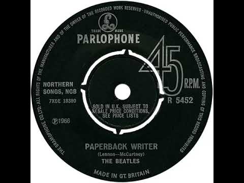 UK New Entry 1966 (183) The Beatles - Paperback Writer
