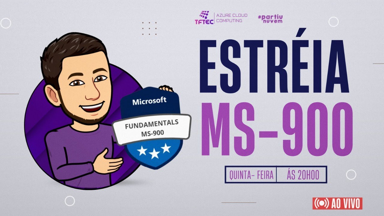 LIVE01 - Certificação Microsoft 365 MS-900 #partiunuvem