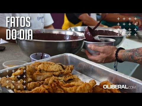 Açaí with fried fish and other delicacies: Mercado do Ver-o-Peso offers a traditional and irresis...