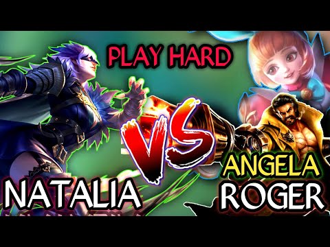THIS IS HOW TO COUNTER PRO AGGRESSIVE ROGER X ANGELA USING NATALIA | NATALIA GAMEPLAY 2021 - MLBB.