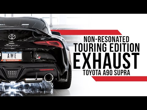AWE Non-Resonated Touring Edition Exhaust for the A90 Supra [stock DP]