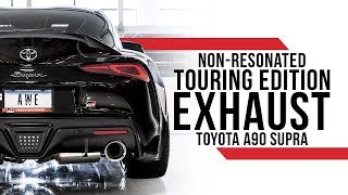 AWE Non-Resonated Touring Edition Exhaust for the A90 Supra [stock DP]