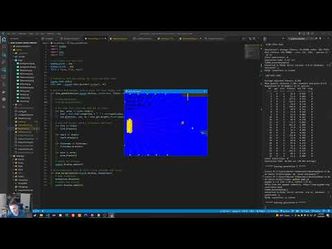 SENIOR PROJECT DEMO NEAT-PYTHON AI FISH GAME w/ DJANGO WEBAPP