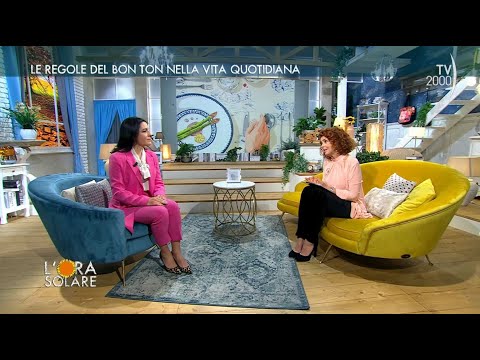L'Ora Solare, 4.10.2022 - Bon ton secondo Elisa Motterle e Francesco Madotto, Corazziere in pensione