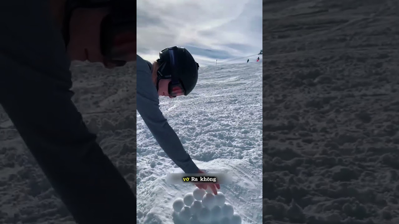 cách làm cầu tuyết thú vị #shorts